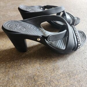 Crocs IVY rhinestone heel